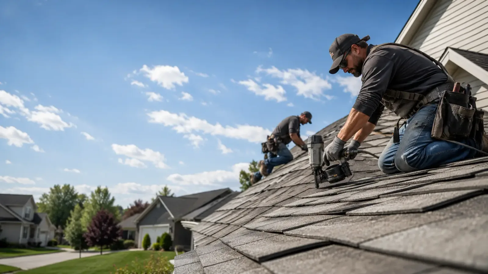 Storm Damage Roof Repair in Marshall, OK near me